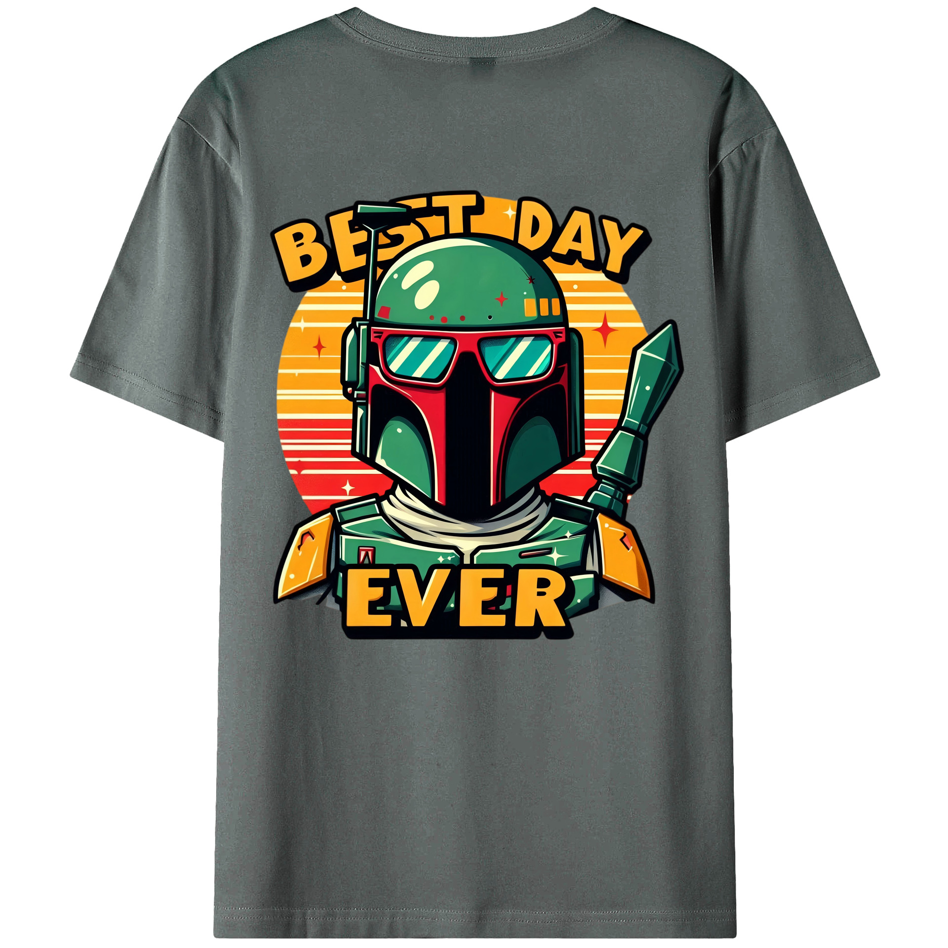 （画像用） スター・ウォーズ Star Wars 綿100％ メンズ半袖Tシャツ（バックプリント） 通気性